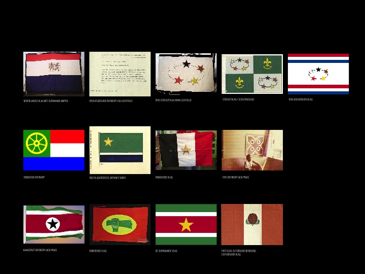 vlaggen van Suriname –